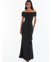 Quiz Women's Off The Shoulder Maxi Dress