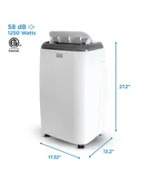 Black+Decker Black+Decker 10,000 Btu Sacc/Cec (14,000 Btu Ashrae) Portable Air Conditioner with Remote Control, White