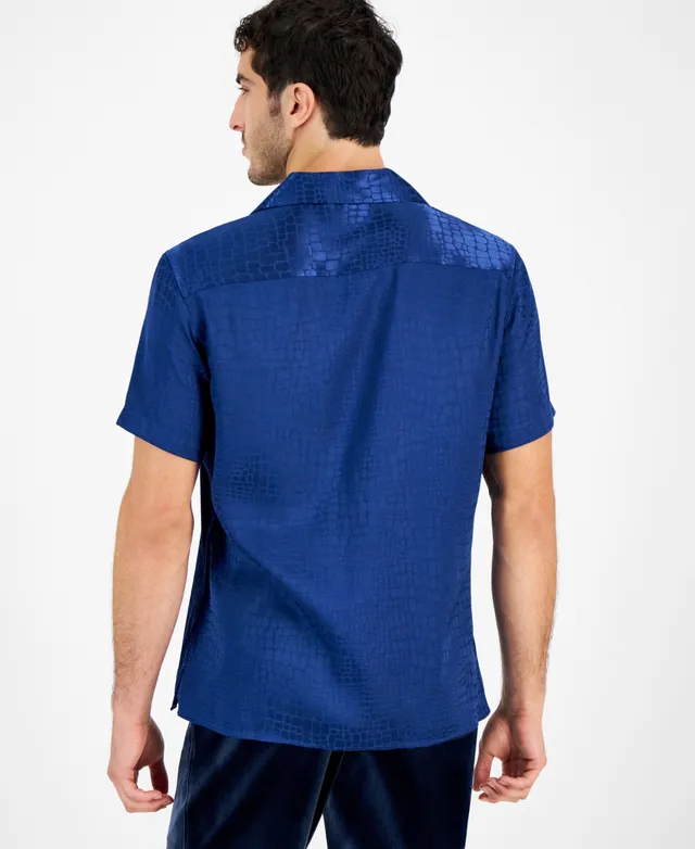 INC International Concepts Men's Zebra Burnout Shirt, Created for Macy's -  Macy's