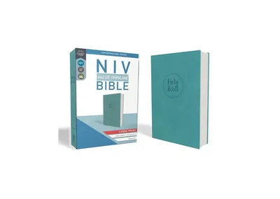 Niv, Value Thinline Bible, Large Print, Leathersoft, Teal, Comfort Print by Zondervan