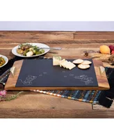 Disney's Mickey Minnie Mouse Covina Acacia and Slate Charcuterie Board