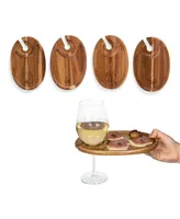 Disney's Winnie The Pooh Wine Appetizer Plate Set of 4