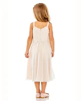 Mac Duggal Big Girls Ruffle Midi Dress