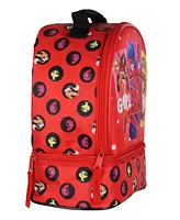 Miraculous Tales of Ladybug Miraculous: Tales of Ladybug & Cat Noir Girl Power Dual Compartment Lunch Box Bag