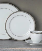 Noritake Charlotta Platinum 4 Piece 8.25" Salad Plates Set, Service for 4