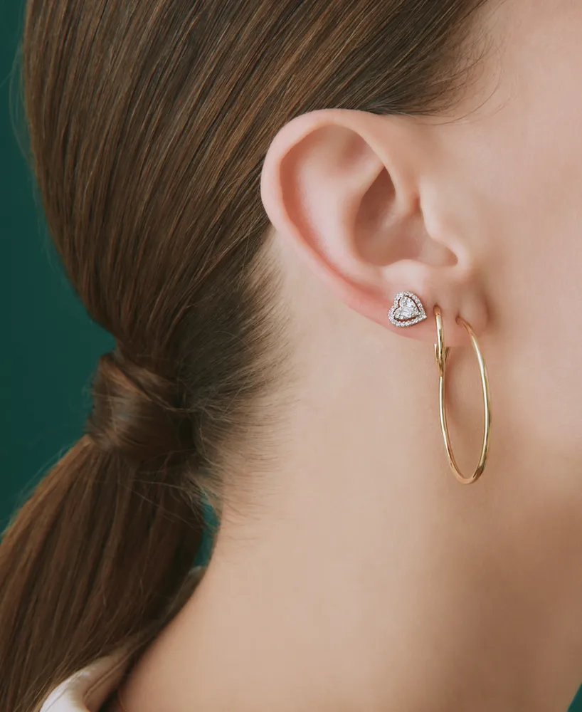 Audrey by Aurate Polished Tube Small Hoop Earrings in Gold Vermeil, Created for Macy's