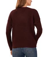 Vince Camuto Cozy Long Sleeve Extend Shoulder Sweater