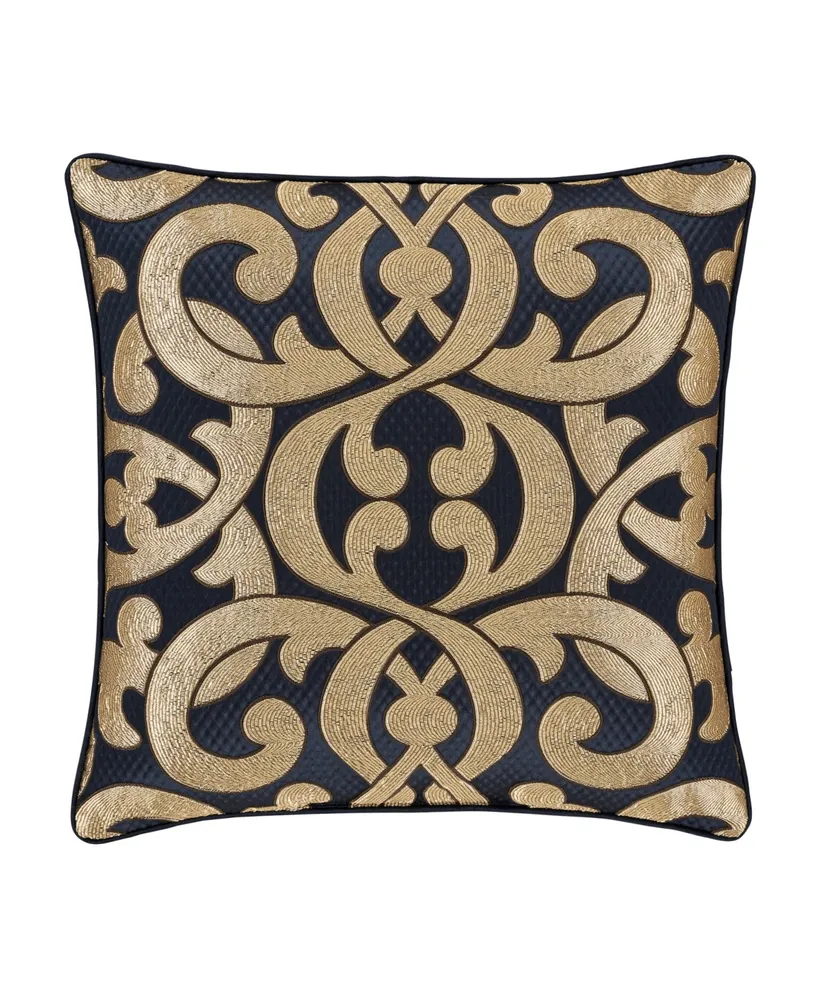 J Queen New York Biagio Square Decorative Throw Pillow, 20"