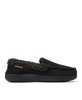 Dearfoams Men's Alexander Microsuede Moccasin House Shoe Slipper