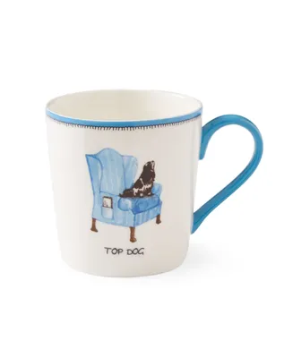 Kit Kemp for Spode Doodles Top Dog Mug