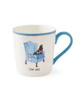 Kit Kemp for Spode Doodles Top Dog Mug