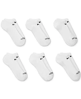 Nike Unisex Everyday Plus Cushioned Training No-Show Socks 6 Pairs