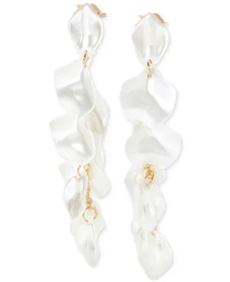 Accessory Concierge Women's Satin Petal Duster Earrings