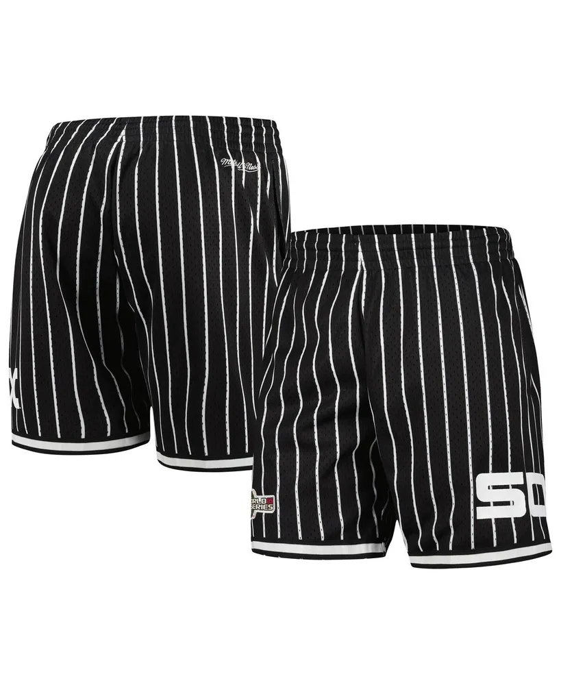 Men's Mitchell & Ness Black Chicago White Sox Cooperstown Collection 2005 World Series City Collection Mesh Shorts