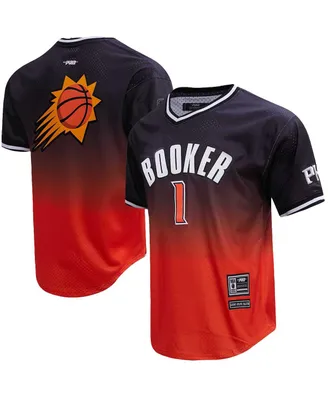 Men's Pro Standard Devin Booker Black, Orange Phoenix Suns Ombre Name and Number T-shirt