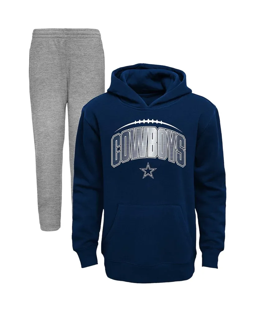 Dallas Cowboys Nike Sleeveless Pullover Hoodie - Heather Navy