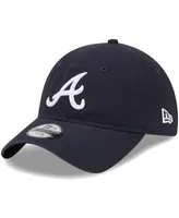 Little Boys and Girls New Era Navy Atlanta Braves Team 9TWENTY Adjustable Hat