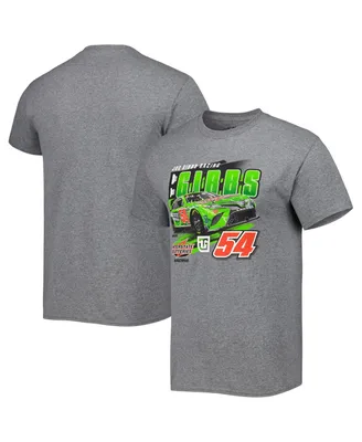 Men's Joe Gibbs Racing Team Collection Heather Gray Ty Pit Road T-shirt