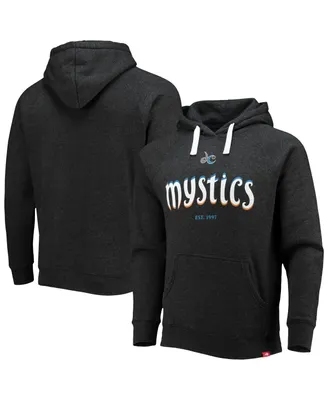 Men's Sportiqe Black Washington Mystics 25th Anniversary Olsen Tri-Blend Raglan Pullover Hoodie