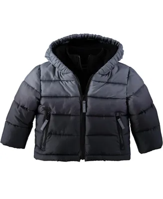 Rothschild Baby Boys Contrast Fleece Vestee Puffer Jacket