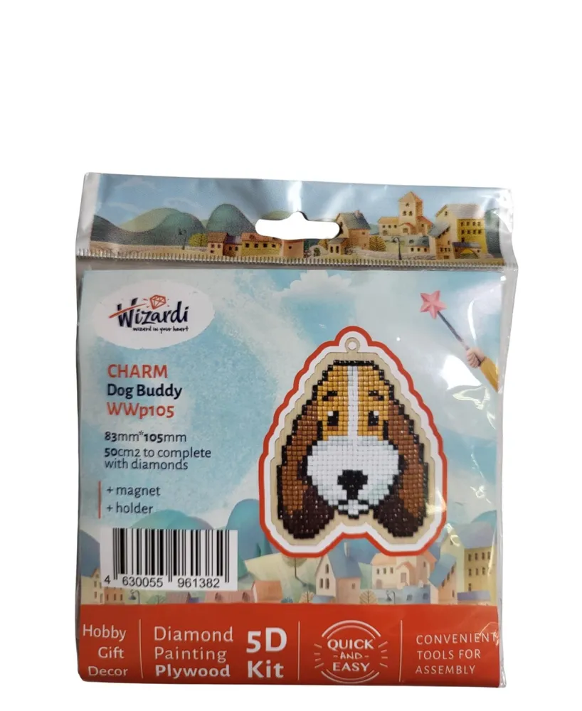 Crafting Spark Dog Buddy WWP105 Diamond Painting on Plywood Kit