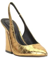 Jessica Simpson Jiles Metallic Slingback Pumps