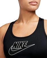 Nike Women's Swoosh Logo Medium-Support Padded Sport Bra