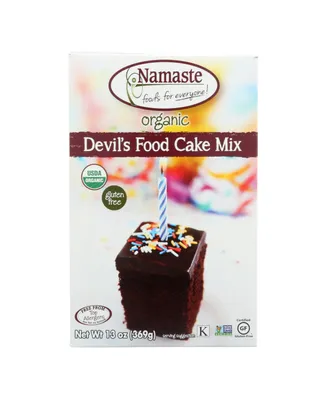 Namaste Foods Devil's Food Cake Mix - Case of 6 - 13 Oz