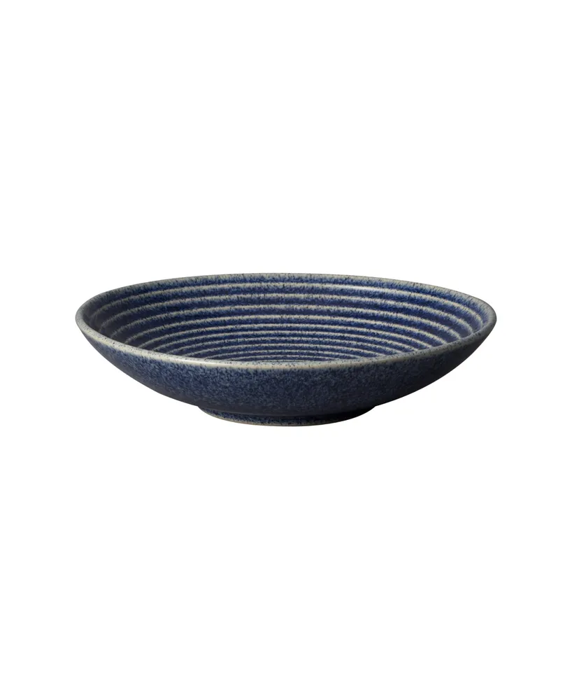 Denby Studio Blue Cobalt Medium Ridged Bowl