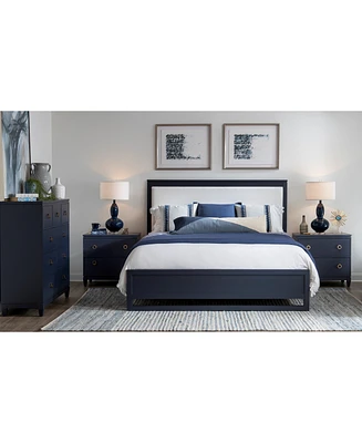 Summerland 3pc Bedroom Set (California King Upholstered Bed, Chest, Nightstand)