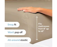 4 Piece Microfiber Sheet Set - California King