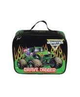 Monster Jam Grave Digger Truck Shaped Insulated Big Large Work Lunch Box Bag