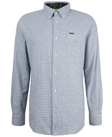 Barbour Men's Turner Tailored-Fit Micro-Houndstooth Button-Down Shirt