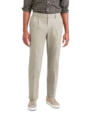 Dockers Men's Signature Classic Fit Pleated Iron Free Pants with Stain Defender