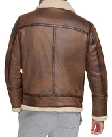 Calvin Klein Men's Classic Faux Shearling B-3 Bomber Jacket