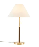 Ink+Ivy Bromley Two Tone Pull-chain Table Lamp