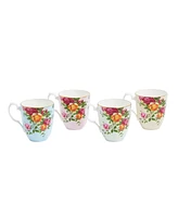 Royal Albert Old Country Roses Mug 13.5 Fluid oz, 4 Piece Set, Service for 4