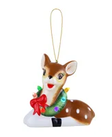 Mr. Christmas 4.5" Nostalgic Ceramic Ornament, Reindeer