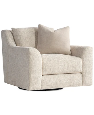 Gabi 36" Fabric Swivel Chair, Created for Macy's