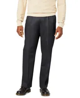 Dockers Men's Signature Relaxed Fit Pleated Iron Free Pants with Stain Defender