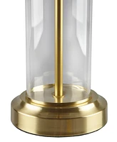 510 Design Clarity Glass Cylinder Table Lamp Set of 2