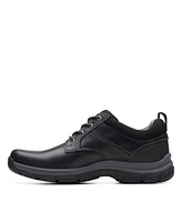 Clarks Men's Collection Walpath Leather Low Top Lace Up Sneaker
