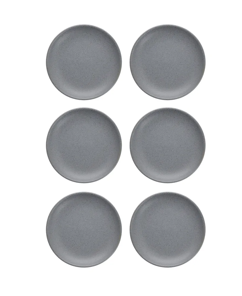 Fortessa Sound Cement Coupe 6 Pc. Bread & Butter Plate Set