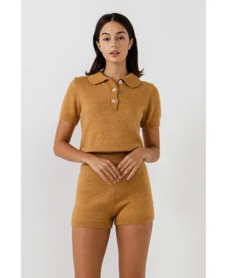 English Factory Women's Knitted Romper