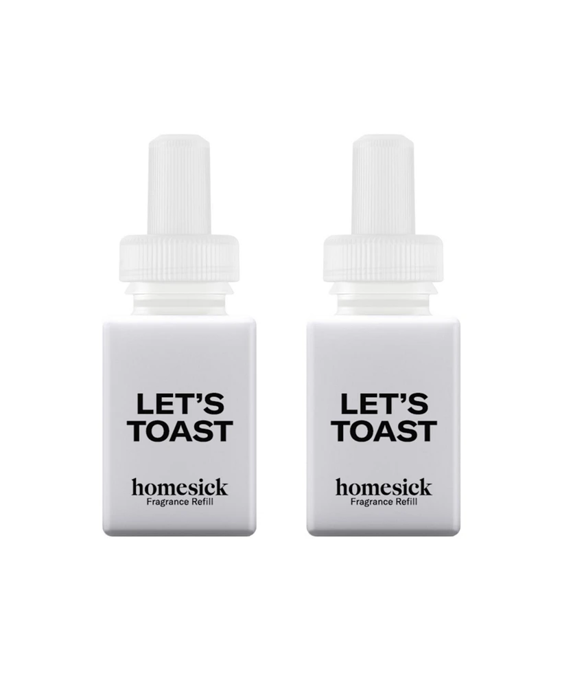 Pura Homesick - Let's Toast - Home Scent Refill - Smart Home Air Diffuser Fragrance - Up to 120-Hours of Luxury Fragrance per Refill