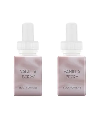 Pura Becki Owens - Vanilla Berry - Home Scent Refill - Smart Home Air Diffuser Fragrance - Up to 120-Hours of Premium Fragrance per Refill