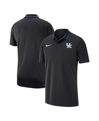 Men's Nike Black Kentucky Wildcats 2023 Coaches Performance Polo Shirt