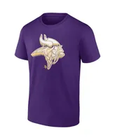 Men's Fanatics Purple Minnesota Vikings Chrome Dimension T-shirt