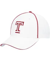 Men's Colosseum White Temple Owls Take Your Time Snapback Hat