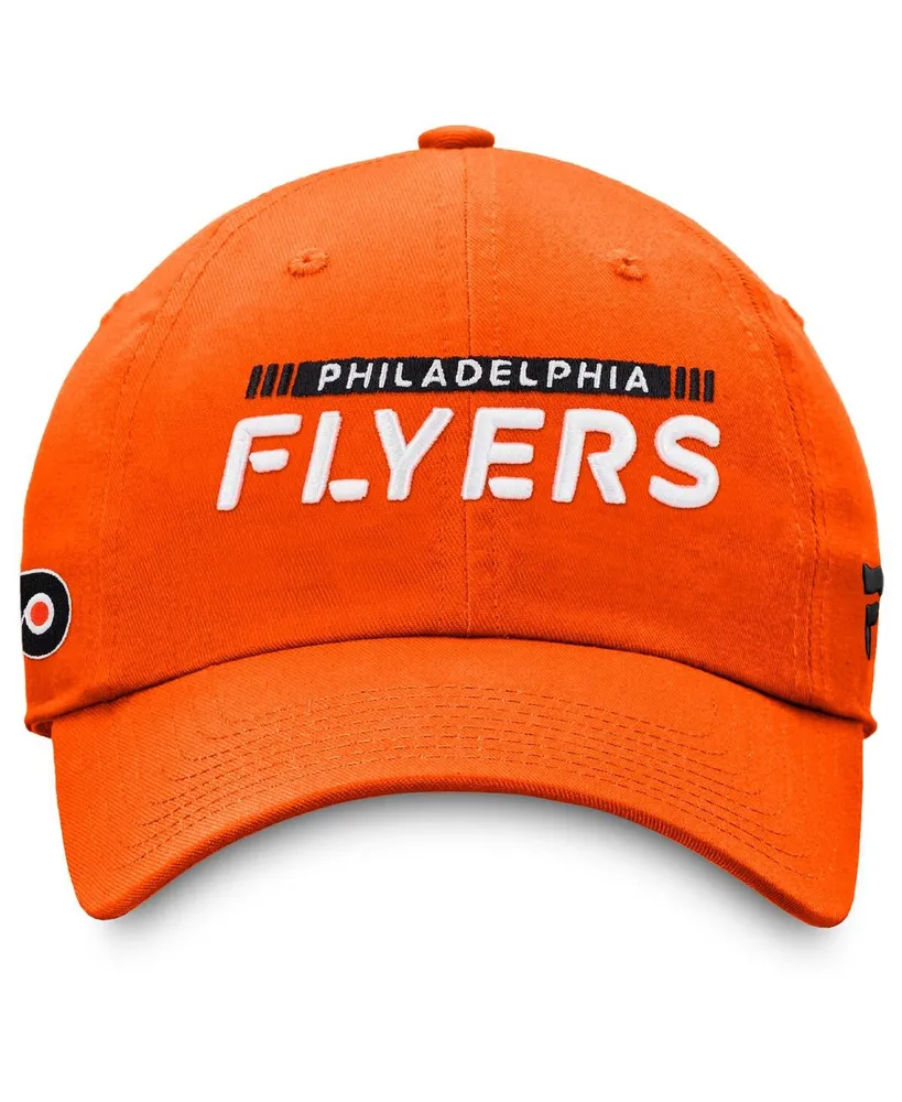 Men's Fanatics Orange Philadelphia Flyers Authentic Pro Rink Adjustable Hat